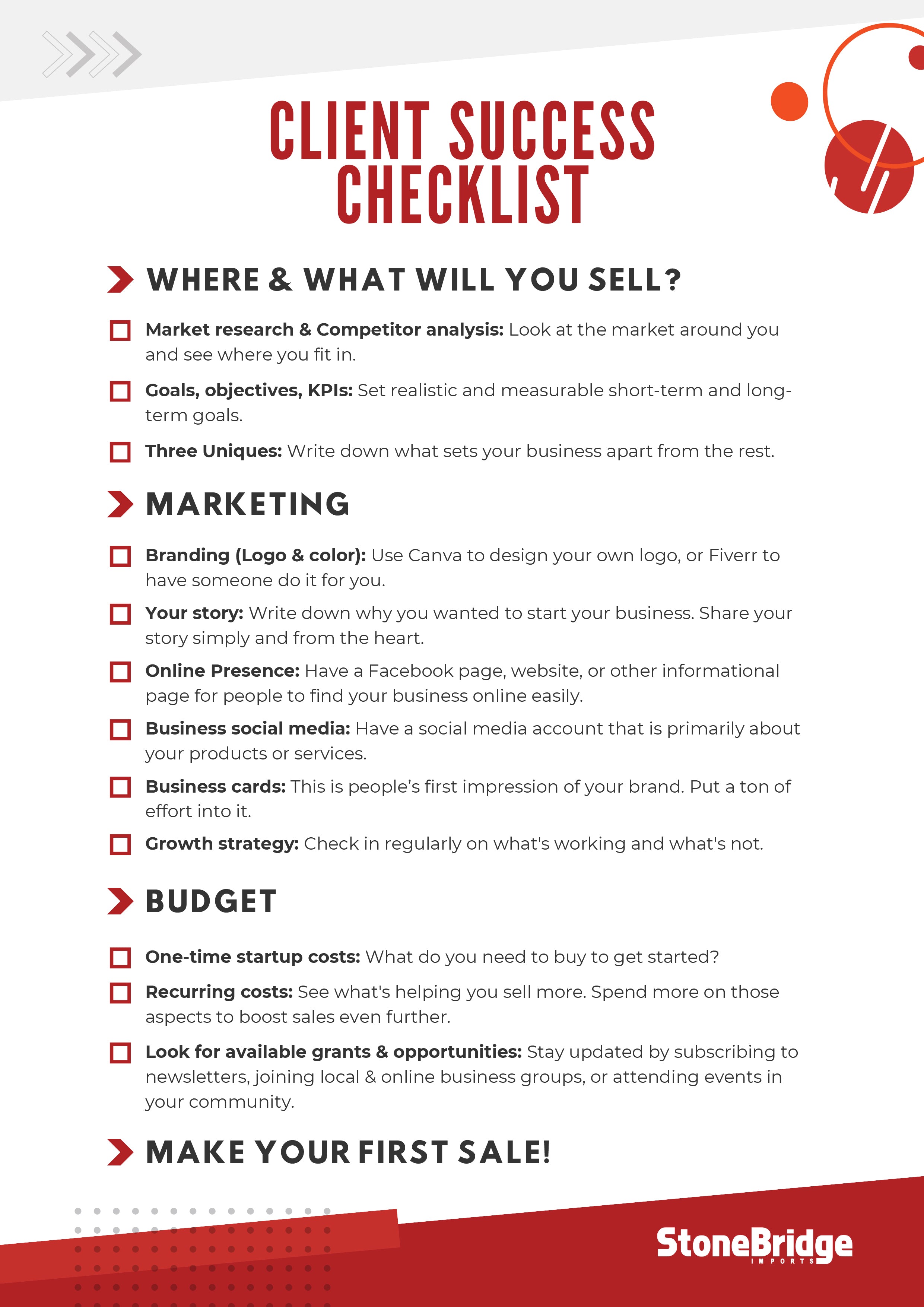 Client Success Checklist