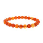 Carnelian A Round Bracelet 8mm from Stonebridge Imports