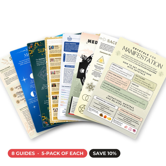 QuickStudy Guide 2.0 - Ritual & Spirit Bundle (Hardcopy 5-packs)