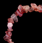 Strawberry Quartz Chip Bracelet from Stonebridge Imports
