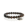 Bronzite Round Bracelet - 8mm from Stonebridge Imports