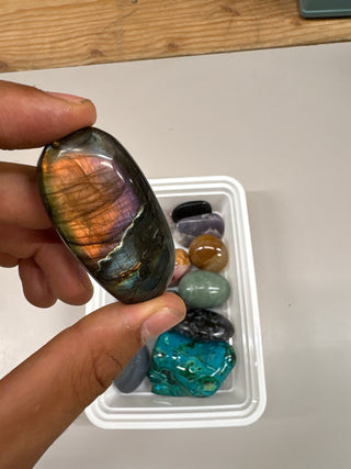 Chrysocolla, Labradorite, Agate Polished Stones - Hamilton Collection 009 from Stonebridge Imports