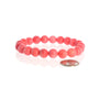 Pink Coral Bead Bracelet (Enhanced) from Stonebridge Imports