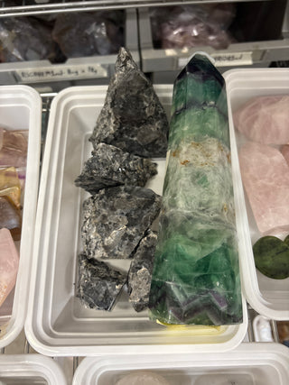 Larvikite, Fluorite Rough/Generator OTT Bundle (Joanna's Last Bundle, ever!)