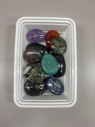 Lapis Lazuli, Larvikite, Carnelian Palm Stones - Hamilton Collection 019 from Stonebridge Imports