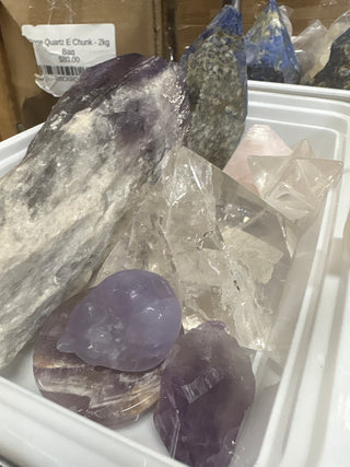 Damaged - Quartz, Amethyst, Sodalite Carving/Point OTT Bundle
