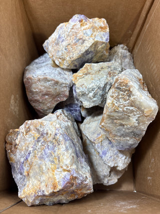 Amethyst Chevron Chunks - 14kg Box from Stonebridge Imports