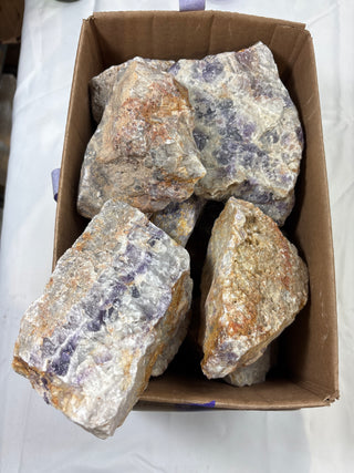 Amethyst Chevron Chunks - 18kg Box from Stonebridge Imports
