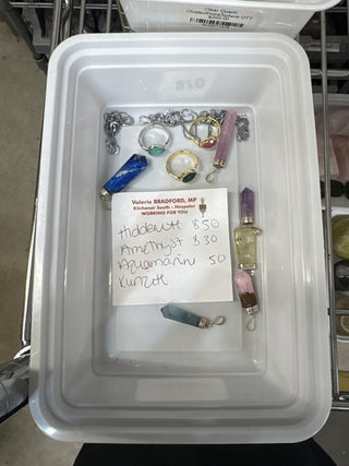 Kunzite, Amethyst, Amazonite Jewelry OTT Bundle