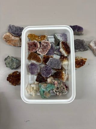 Citrine, Amethyst, Tourmaline Clusters - Hamilton Collection 028 from Stonebridge Imports