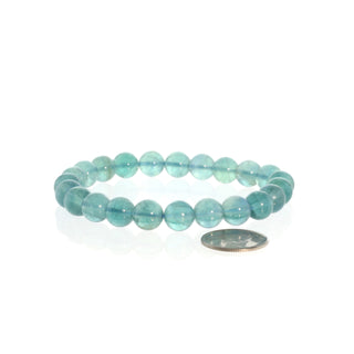 Fluorite Bead Bracelet 8mm Blue   from Stonebridge Imports