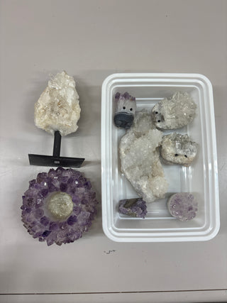Amethyst, Clear Quartz Clusters - Hamilton Collection 031 from Stonebridge Imports