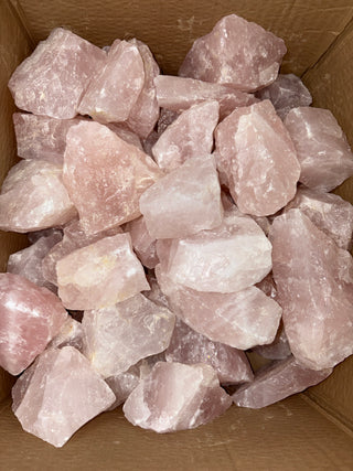 Rose Quartz E #1 Chunk - 20kg Box from Stonebridge Imports