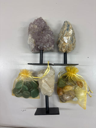 Kyanite, Tourmaline, Quartz on Stands - Hamilton Collection 026 from Stonebridge Imports