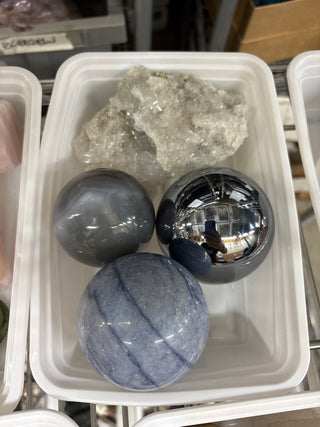 Quartz, Aventurine, Terahertz Sphere/Cluster OTT Bundle