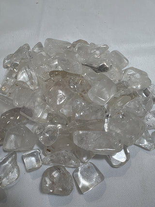 Clear Quartz B Tumbled Stones - Semi-Polished (Assorted) from Stonebridge Imports