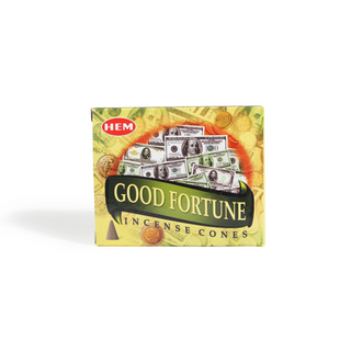 Good Fortune Hem Incense Cones - 10 Pack from Stonebridge Imports