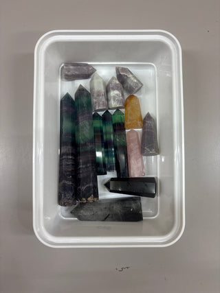 Shungite, Fluorite, Lepidolite Generators - Hamilton Collection 018 from Stonebridge Imports