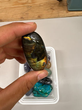 Chrysocolla, Labradorite, Agate Polished Stones - Hamilton Collection 009 from Stonebridge Imports