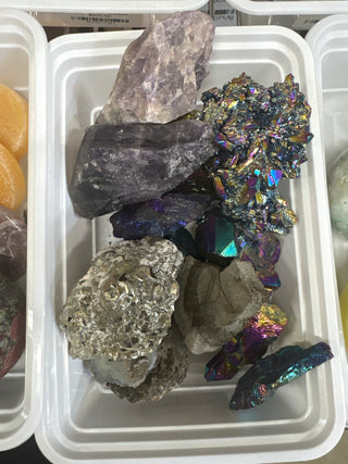 Pyrite, Quartz, Chalcopyrite Point/Cluster OTT Bundle