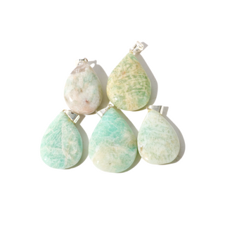 Amazonite B Drop Pendant - Pack of 5    from Stonebridge Imports