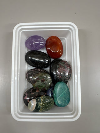 Lapis Lazuli, Larvikite, Carnelian Palm Stones - Hamilton Collection 019 from Stonebridge Imports
