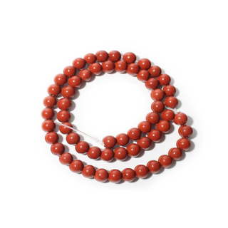 Red Jasper Bead Strand 15" - 6mm from Stonebridge Imports