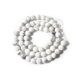 Howlite Bead Strand 15" - 6mm from Stonebridge Imports