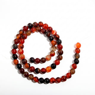Red Agate Bead Strand (Enhanced) from Stonebridge Imports