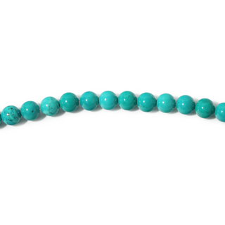 Fil rond turquoise - Perles de 4 mm