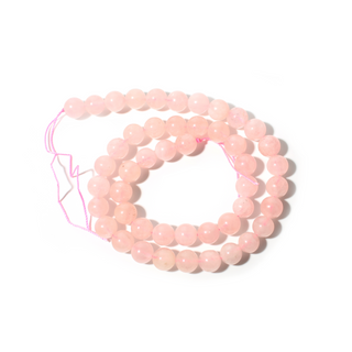 Pink Morganite Bead Strand 15" - 8mm from Stonebridge Imports
