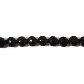 Quartz fumé - Fil rond 15" - 4mm 