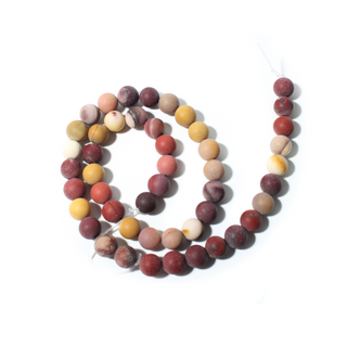 Mookaite Jasper Bead Strand 15" - 8mm Matte from Stonebridge Imports