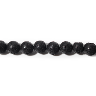 Black Lava Bead Strand from Stonebridge Imports
