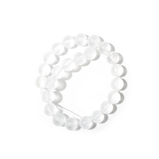 Quartz naturel - A - Fil rond 15" - 4 mm