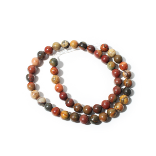 Picasso Jasper Bead Strand 15" - 8mm from Stonebridge Imports