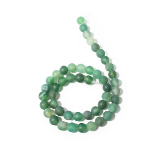 Agate Druzy électroplaquée arc-en-ciel à facettes - Fil rond 7" - 8 mm