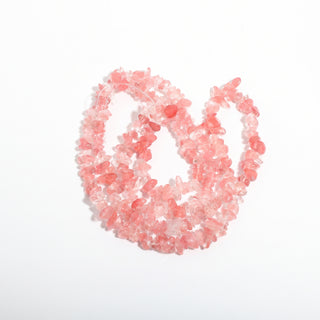 Cherry Quartz Bead Strand (Enhanced) from Stonebridge Imports