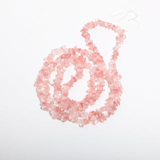 Cherry Quartz Bead Strand (Enhanced) from Stonebridge Imports