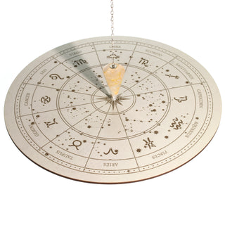 Zodiac Engraved Pendulum Divination Board    from Stonebridge Imports