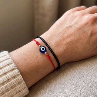 Evil Eye Bracelet with Adjustable Cord - 2 Pack from Stonebridge Imports