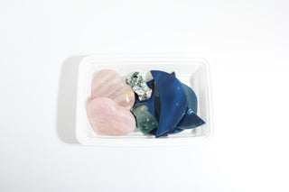 Green Tree Agate, Fluorite, Rose Quartz Carving OTT Bundle (Enhanced)