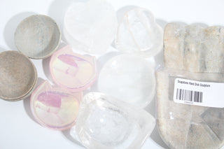 Soapstone, Clear Quartz, Electroplated Rose Quartz Bowl OTT Bundle (Enhanced)
