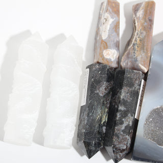 Selenite, Agate, Fancy Jasper Tower OTT Bundle