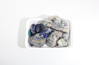 Chalcopyrite, Sodalite, Kyanite Blue OTT Bundle (Enhanced)