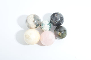 Labradorite, Quartz, Calcite Sphere OTT Bundle