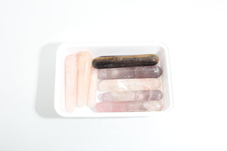 Tiger Eye, Quartz, Amethyst Round Wand OTT Bundle