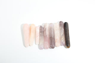 Tiger Eye, Quartz, Amethyst Round Wand OTT Bundle