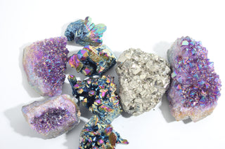 Pyrite, Quartz, Amethyst Cluster OTT Bundle