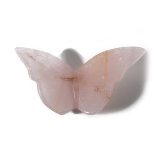Rose Quartz Butterfly Carving - Large    from Stonebridge Imports